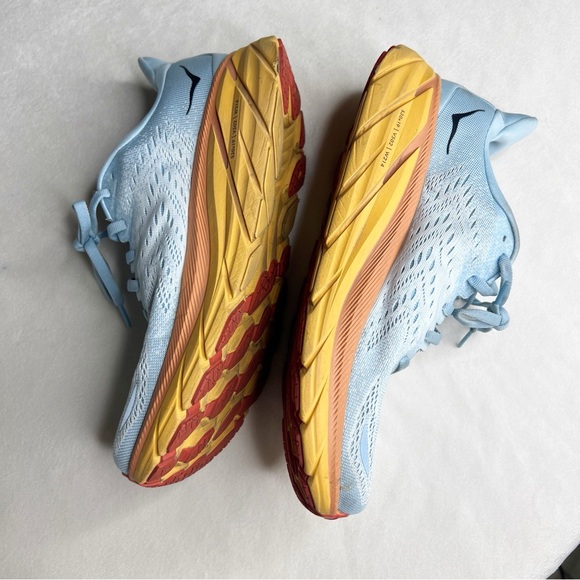 Hoka One One Clifton 8 Summer Song Ice Flow Orange - Picture 4 of 11